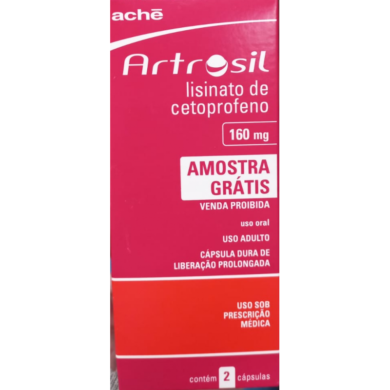 ARTROSIL CETOPROFENO 160MG 2 CÁPSULAS DE LIBERAÇÃO PROLONGADA